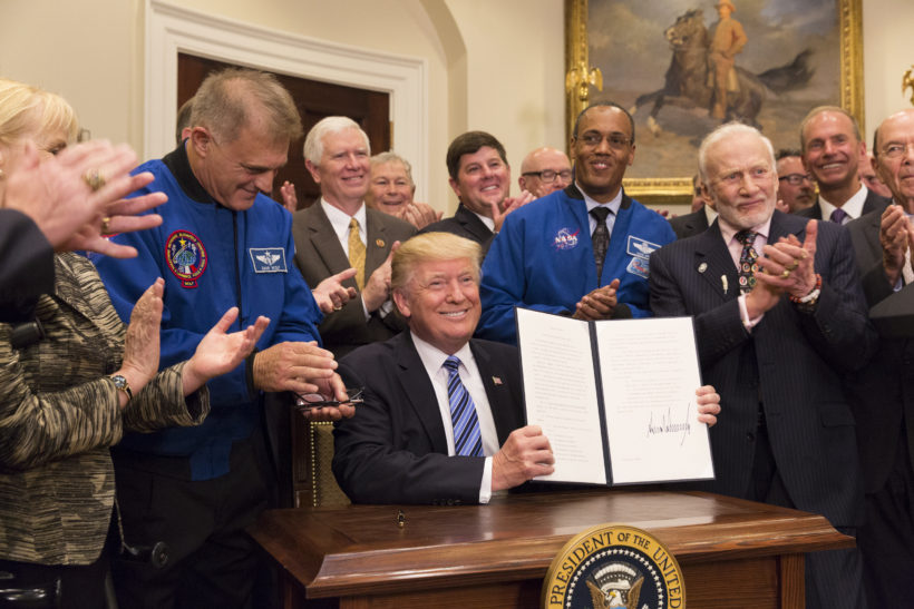President Trump Issues Executive Order on Reviving the National Space Council