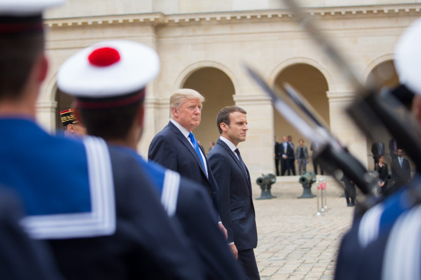 President Trump's first day in Paris