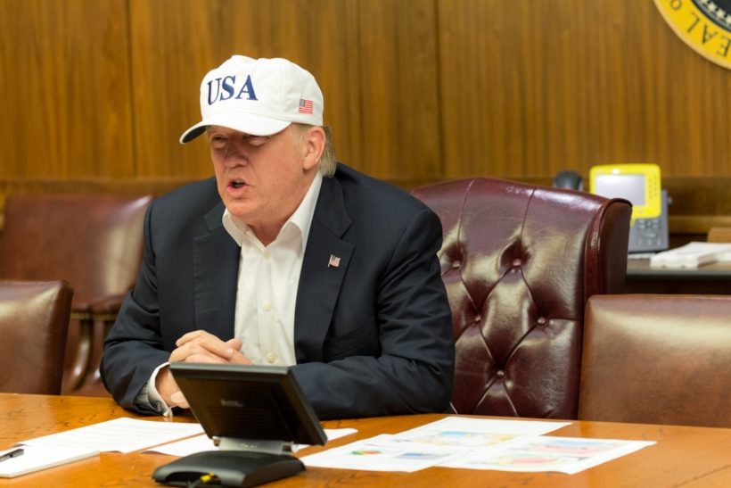 Photos from President Donald J. Trump's Video Teleconference with Cabinet Officials on Hurricane Harvey