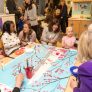 Mrs. Karen Pence participates in an art therapy session at Children’s National Health System, joined by Senate Spouses, Tuesday, April 17, 2018 in Washington, D.C.