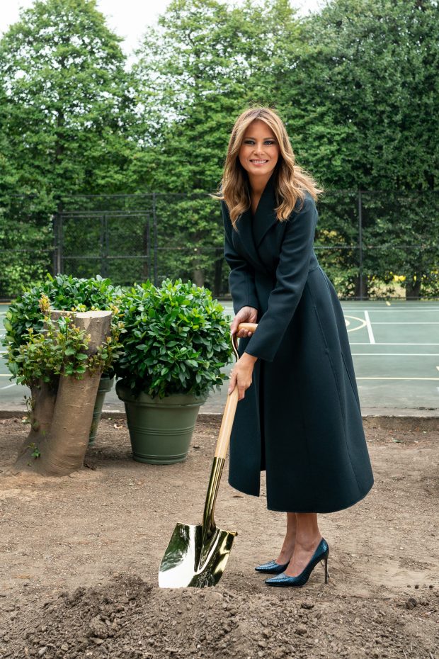 First Lady Melania Trump Announces Groundbreaking for New Tennis