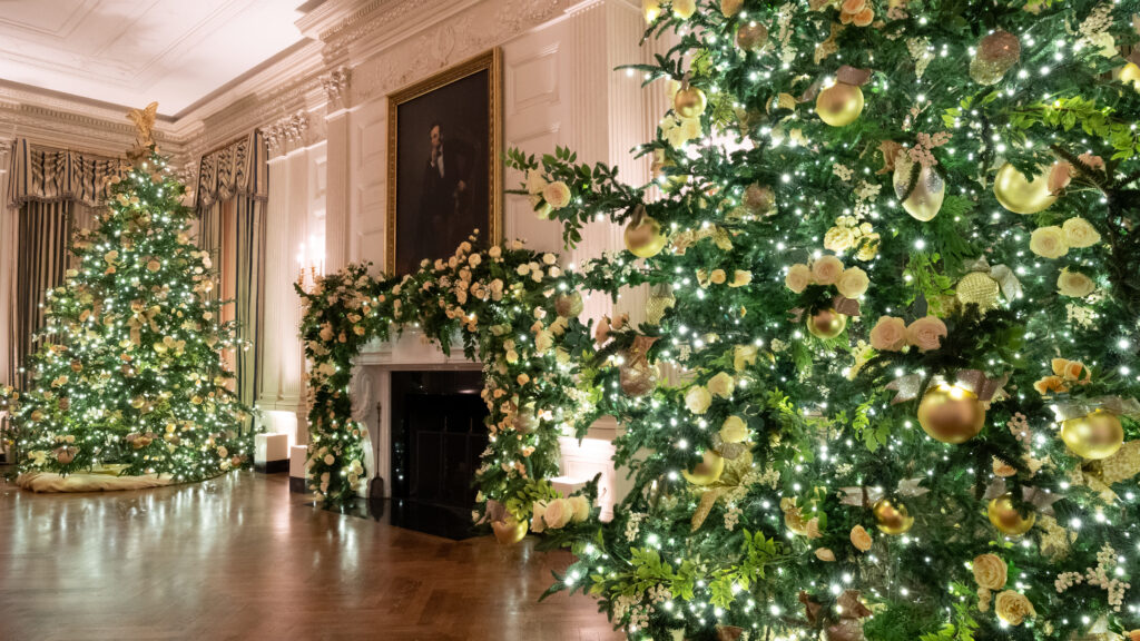 First Lady Melania Trump Unveils the 2020 White House Christmas Décor